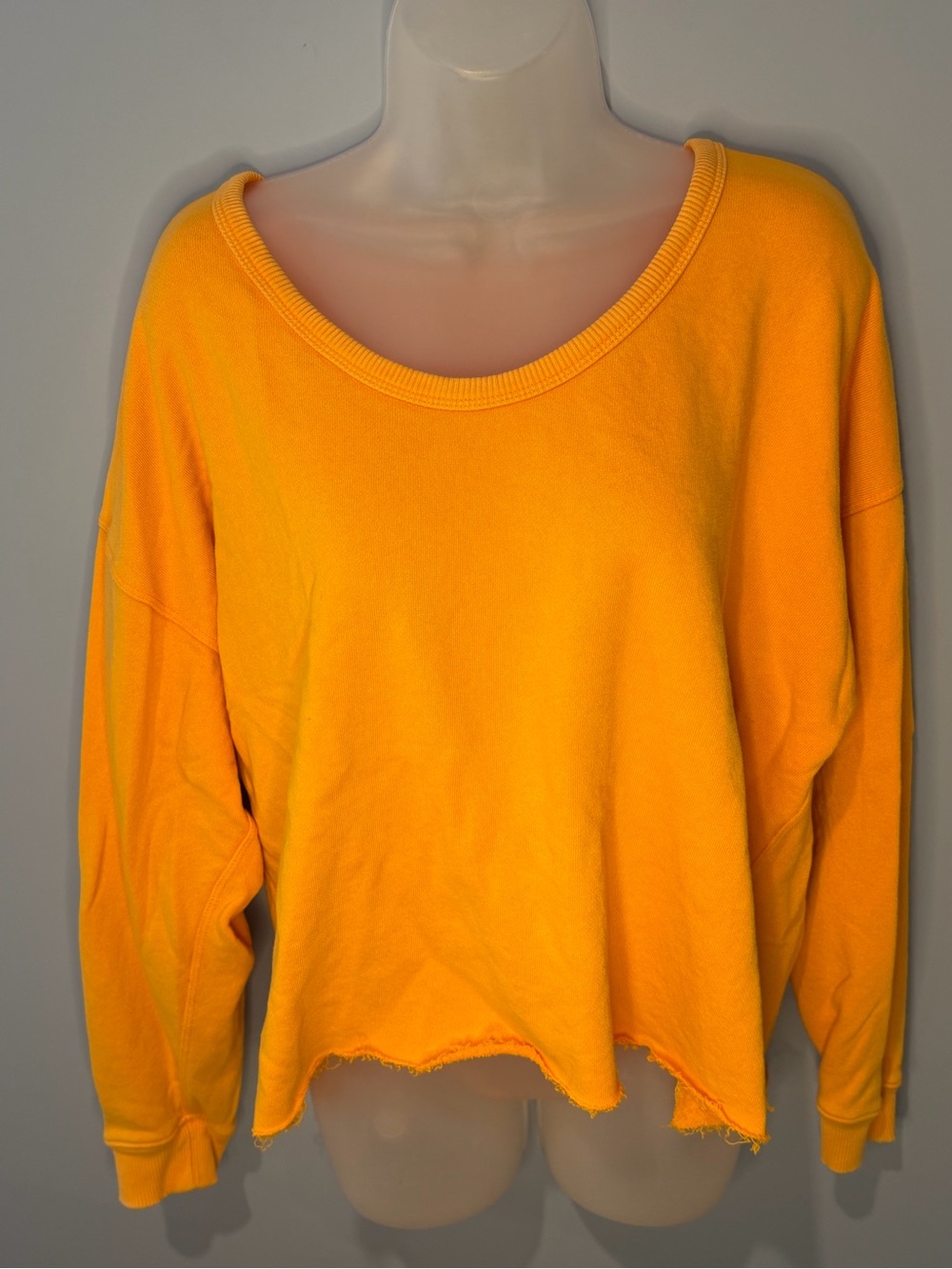 AERIE Relaxed Cropped Scoop Neck S
